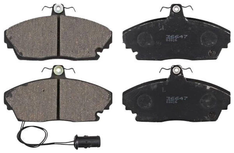 Image of A.B.S. 36647 Brake pad set with integrated wear sensor Brake Pad Set,disc brake (402)