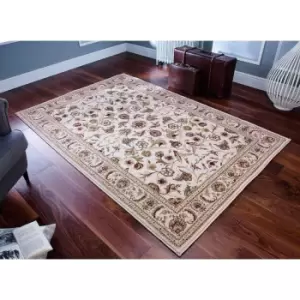 Image of Oriental Weavers Royal Classic Rug Ivory Gold Floral 636W 160X235cm