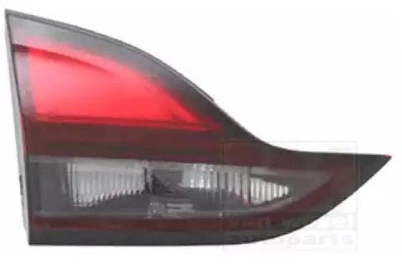 Image of VAN WEZEL 3872933M Rear light Inner Section, without bulb holder, Left Combination Rearlight (391)
