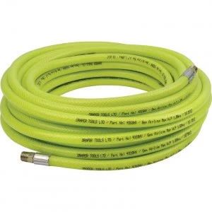 Image of Draper Hi Vis Air Line Hose 6mm 15.2m