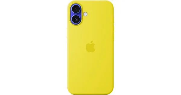 Image of Apple Silicone Case with MagSafe for iPhone 16 Plus - Star Fruit
