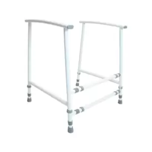 image of NRS Healthcare Nuvo Toilet Frame Height and Width Adjustable