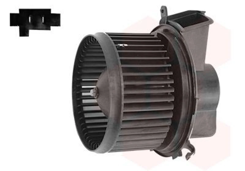 Image of VAN WEZEL Blower motor VAN WEZEL 1651773