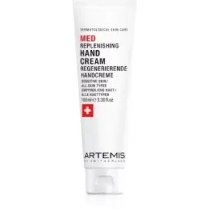 image of ARTEMIS MED Replenishing regenerating and moisturizing cream for hands 100ml