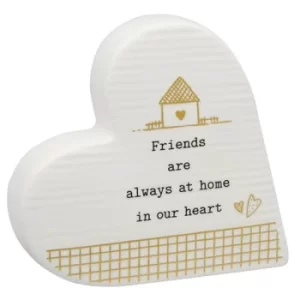 Image of Thoughtful Words Standing Heart Friend