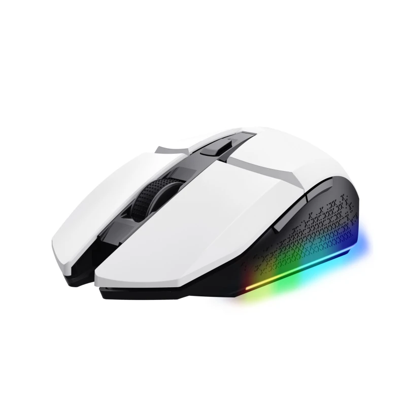 Image of Trust GXT 110 Felox 4800 DPI Ambidextrous Wireless Optical White EXR8TR25069