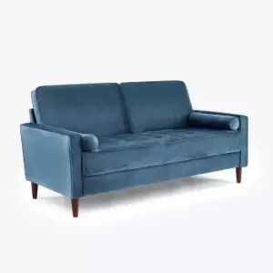 image of Edward Velvet 3 Seater Sofa