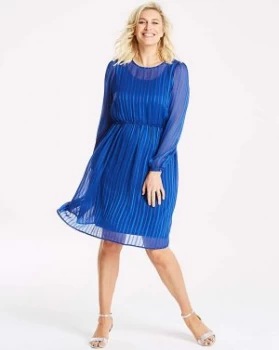 image of Junarose Cobalt Stripe Dress