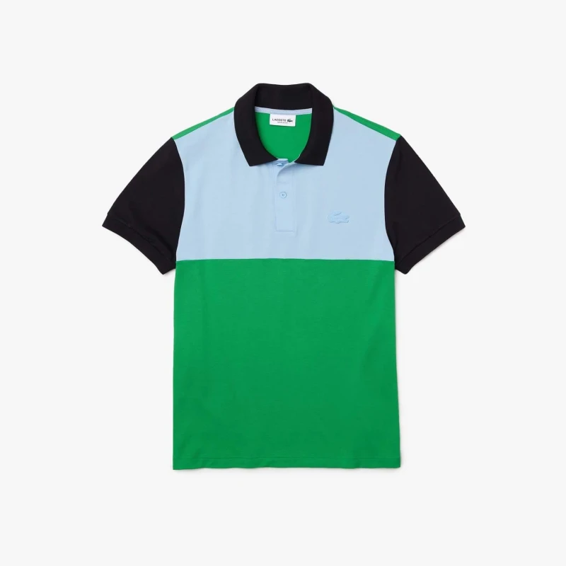 Image of Lacoste Regular Fit Colourblock Piqu Polo Shirt - Multi Multi S