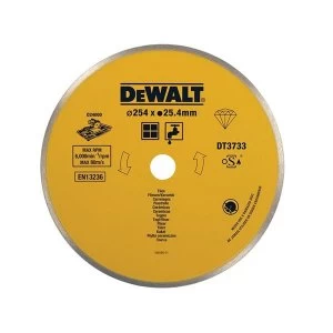 Image of DEWALT Ceramic Diamond Tile Blade 254 x 25.4mm