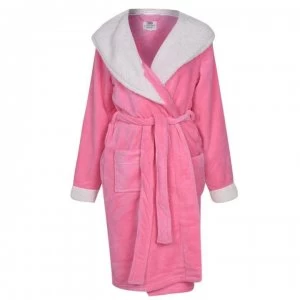 image of Chelsea Peers Chelsea Peers Fluffy Robe - Pink