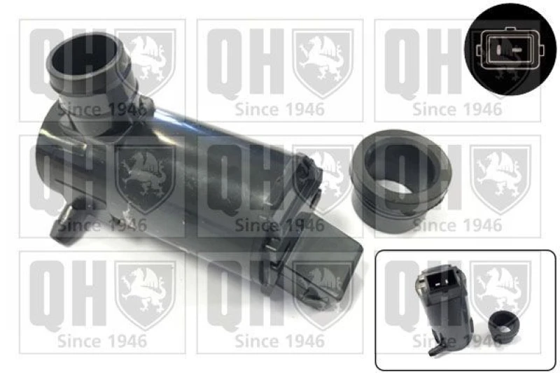 Image of QUINTON HAZELL Windscreen washer pump QUINTON HAZELL QWP009