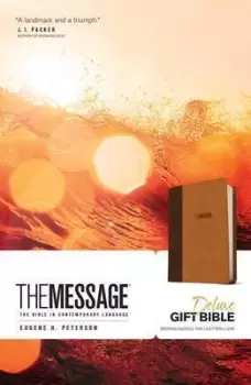 Image of Message Deluxe Gift Bible, Brown by Eugene H. Peterson