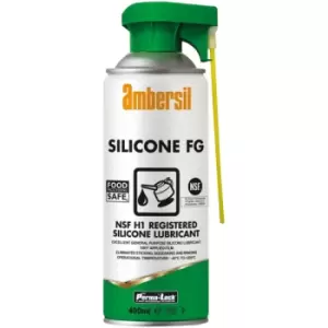 image of Ambersil 30248-AA Perma-Lock Silicone Lubricant FG NSF H1 400ml