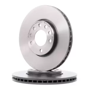 Image of PAIR PAINTED BREMBO BRAKE DISCS 09.9165.11