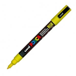 image of Posca PC-3M Marker Fine Yellow PK1