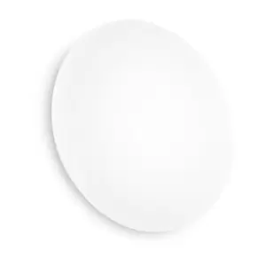 Netlighting Clara Round LED Flush Ceiling Light White, 3000K, Non-Dim