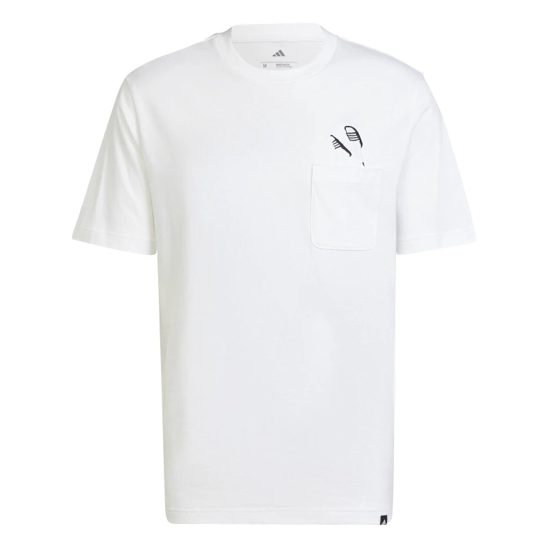 Image of adidas Graphic Logo T-Shirt Mens White Slider male M
