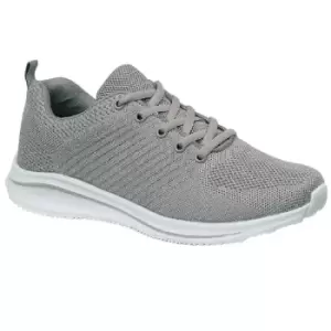 Cipriata Womens/Ladies Leona Lightweight Memory Foam Trainer (7 UK) (Grey)