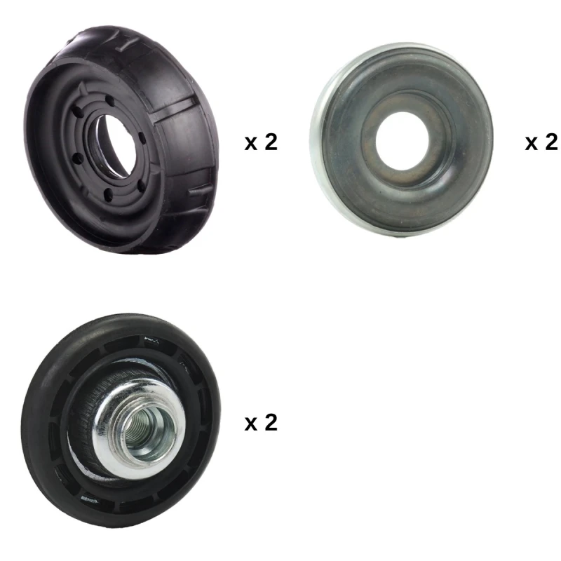 Image of RIDEX 1180S1120 Top strut mount Front Axle Elastomer Suspension Strut Support Bearing (1180)
