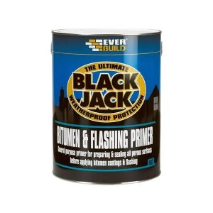 Image of Everbuild Black Jack 902 Bitumen & Flashing Primer 1 litre