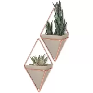 Image of Umbra Trigg Wall Vessel - Copper (Set of 2)