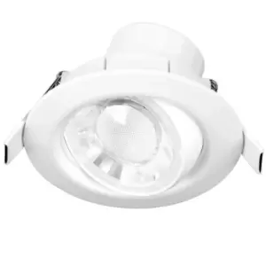 Image of Aurora Enlite 8W Adjustable Dimmable Integrated Downlight IP44 Warm White - EN-DDL10260/30
