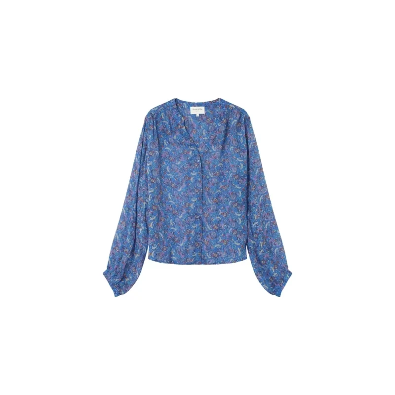Image of Grace & Mila Womens blouse Grace & Mila Marjorie Bleu Female S