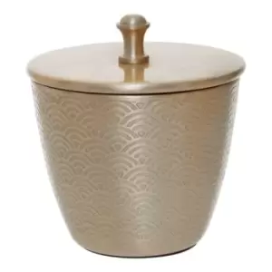 Image of Interiors By Ph Aluminium Canister With Lid