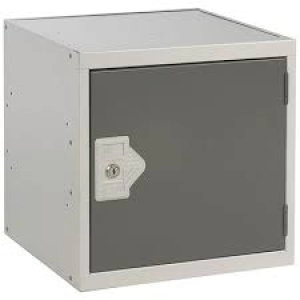 Image of One Compartment Cube Locker D380mm Dark Grey Door MC00093