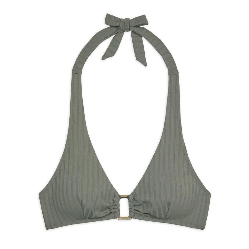 Image of Chelsea Peers Womens Plunge Bikini Rib female 8 (XS)