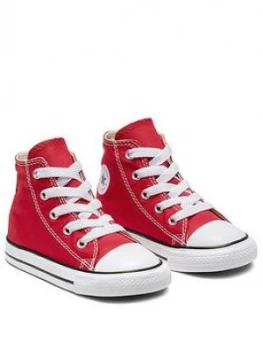 Image of Converse Chuck Taylor All Star Infant Trainer - Red/White, Size 4