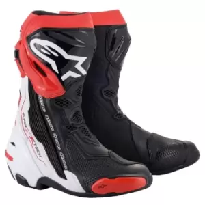 Image of Alpinestars Supertech R 2021 Black White Red Boots 42