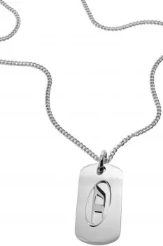 image of Gents Diesel Single Pendant Necklace DX1352040