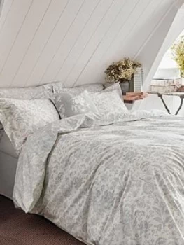Image of Cabbages & Roses French Toile Cotton Percale Duvet Cover