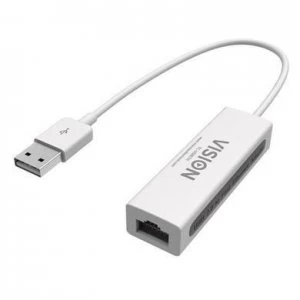 image of Vision USB 2.0 To Ethernet Adapter