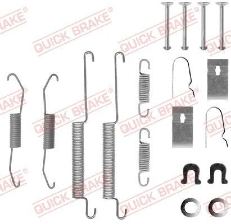 Image of QUICK BRAKE Brake shoe fitting kit QUICK BRAKE 105-0679