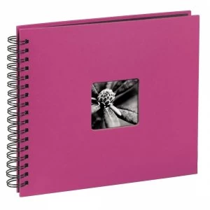 Image of Fine Art Spiral Bound Album 36x32cm 50 Black pages Pink