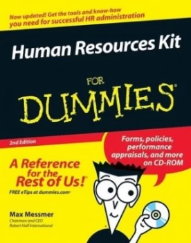 Image of Human Resources Kit for Dummies by Harold Messmer Jr. Paperback