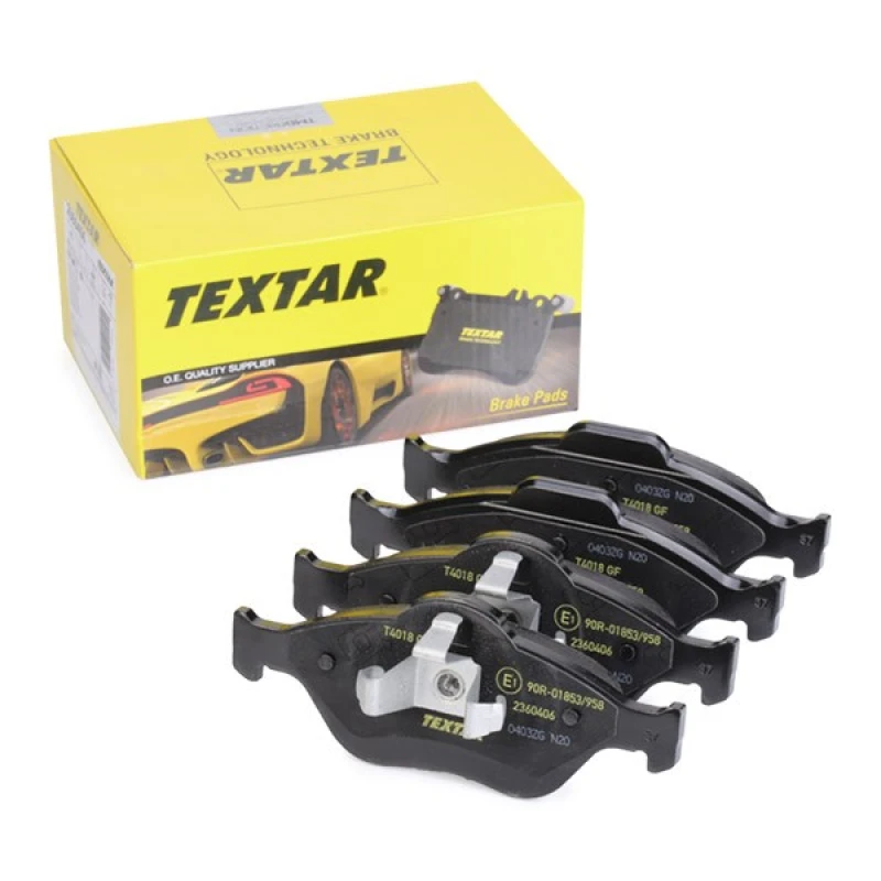 Image of TEXTAR 2360406 Brake pad set Q+ not prepared for wear warning indicator Brake Pad Set,disc brake (402)