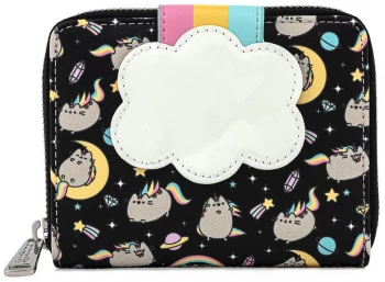 Image of Pusheen Loungefly - Rainbow Unicorn Wallet multicolour