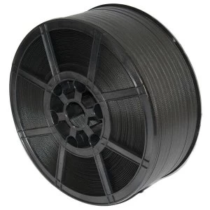 Image of Polypropylene Strapping Heavy Duty Breaking Strain 220KG 12mmx1300m Black
