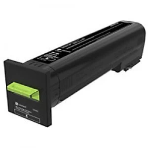 image of Lexmark 72K2XKE Black Laser Toner Ink Cartridge