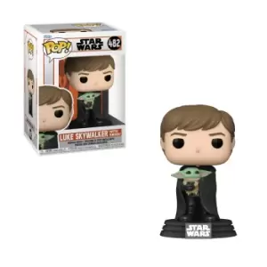 Image of Star Wars The Mandalorian Luke Skywalker with The Child Funko Pop! Vinyl