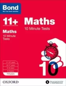 Image of Bond 11+: Maths: 10 Minute Tests : 7-8 years