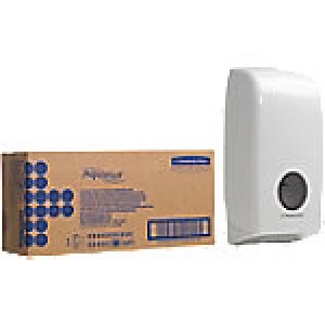 Image of AQUARIUS Toilet Paper Dispenser 6946 Plastic White