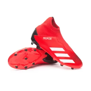 Image of Adidas Mens Predator Laceless 20.3 Astro Turf Football Boot, Red, Size 12, Men