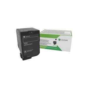 Image of Lexmark 84C2HKE Black Laser Toner Ink Cartridge