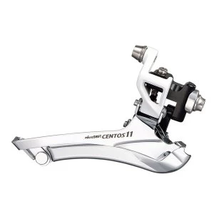 image of Microshift Centos Road Front Derailleur 11S White