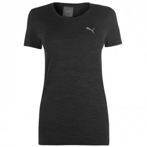 Puma Seamless Evoknit T Shirt Ladies - Puma Black